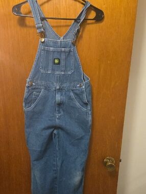 John Deere Blue Denim Kids Overalls